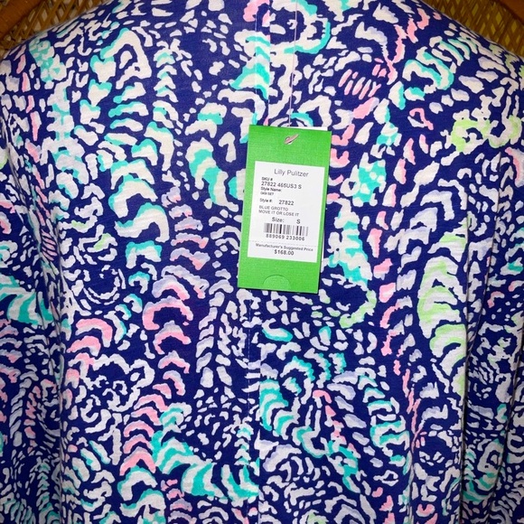 Lilly Pulitzer NWT GIGI Tank Top & Kimono Jacket Move It or Lose It - Picture 11 of 12